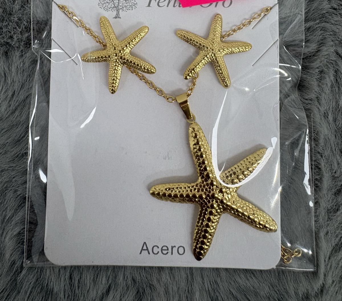 COLLAR + PENDIENTE ESTRELLA