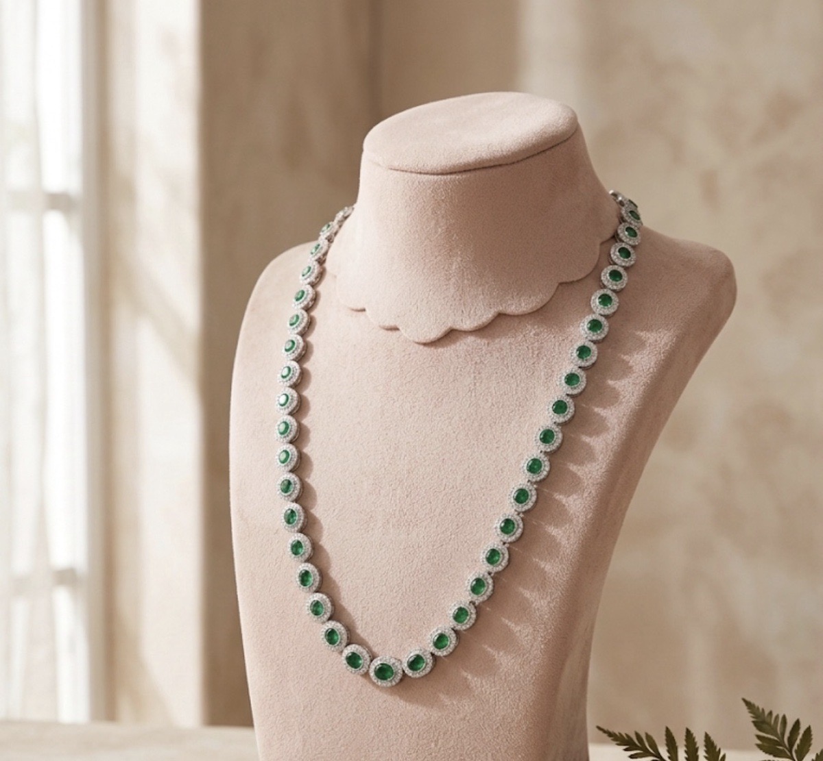 COLLAR SWAROVSKI VERDE