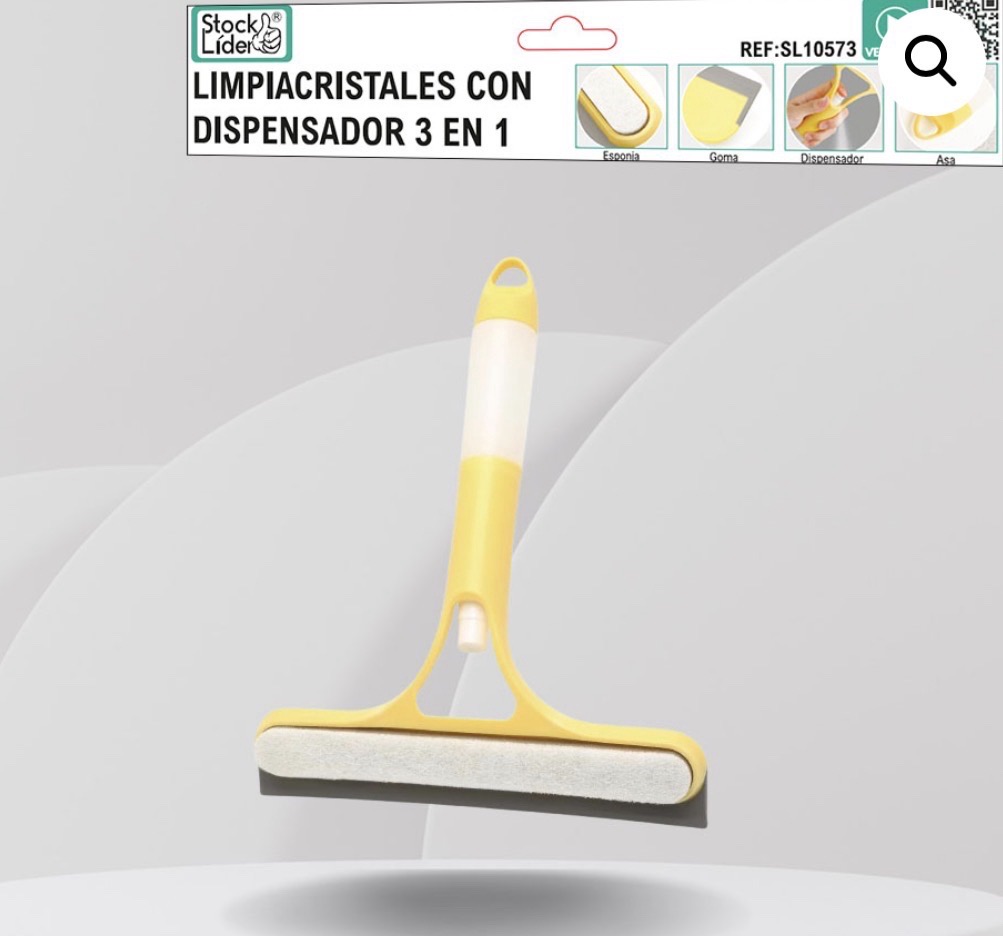 LIMPIA CRISTALES CON DISPENSADOR 3 EN 1