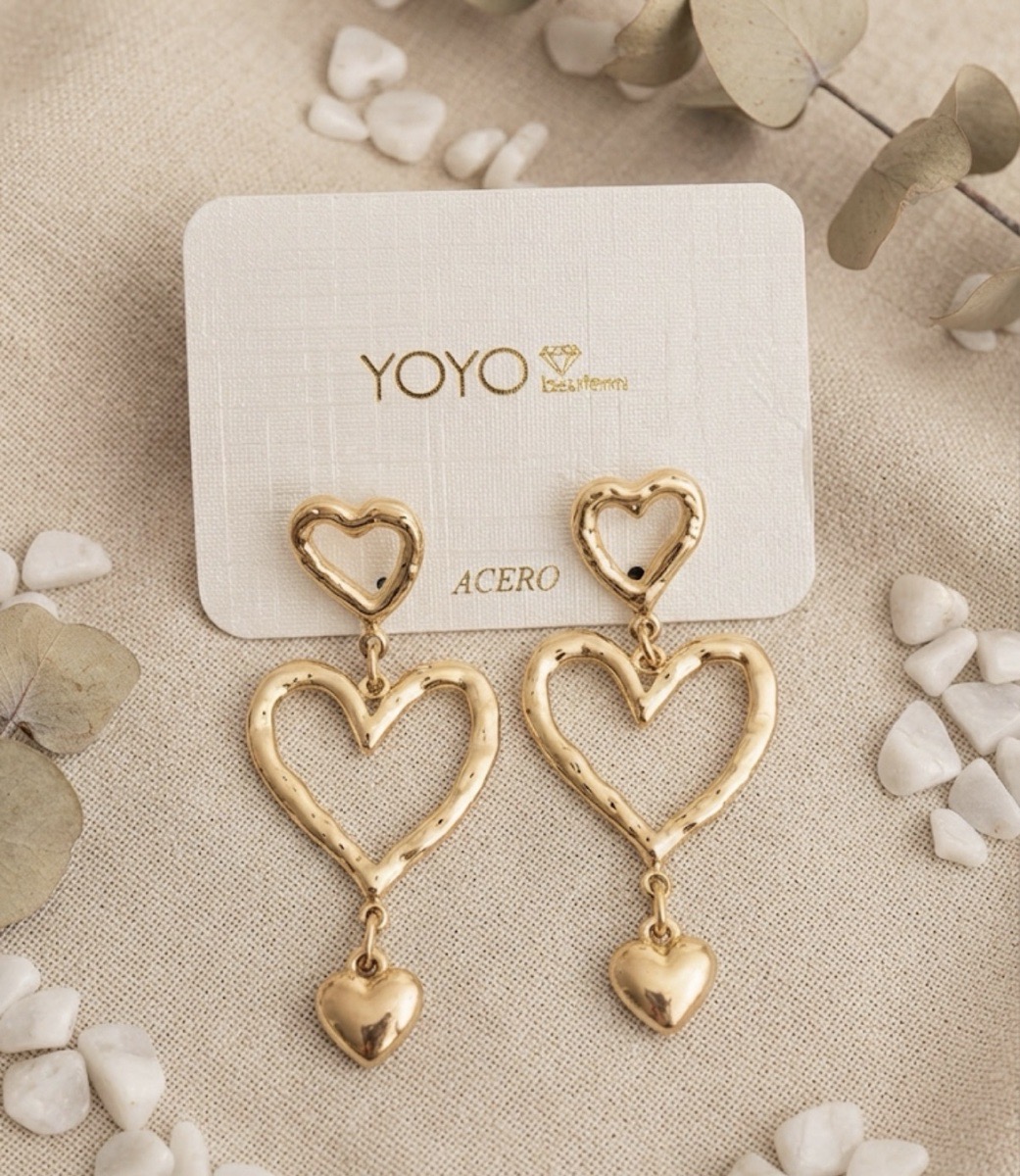 PENDIENTES CORAZON